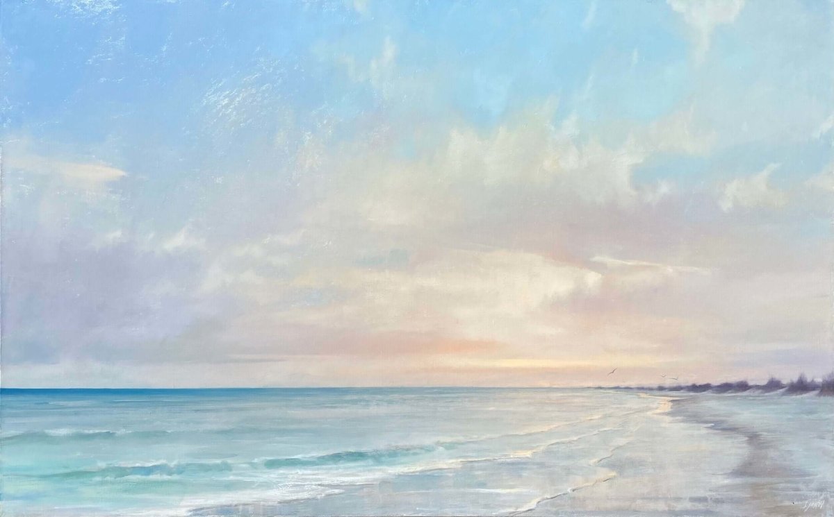 Beach Walk by Ignat Ignatov at LePrince Galleries